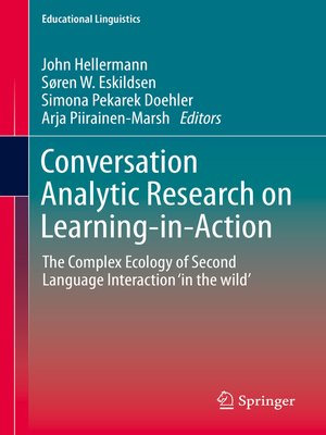 cover image of Conversation Analytic Research on Learning-in-Action